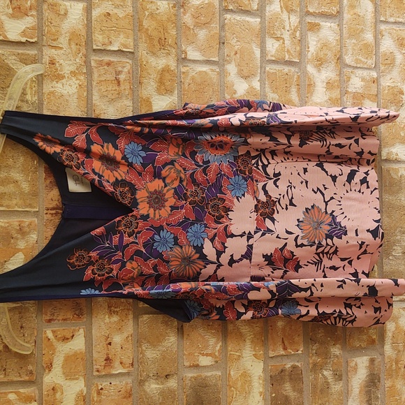 Anthropologie HD in Paris Elsie Floral Peplem Top - Picture 3 of 8